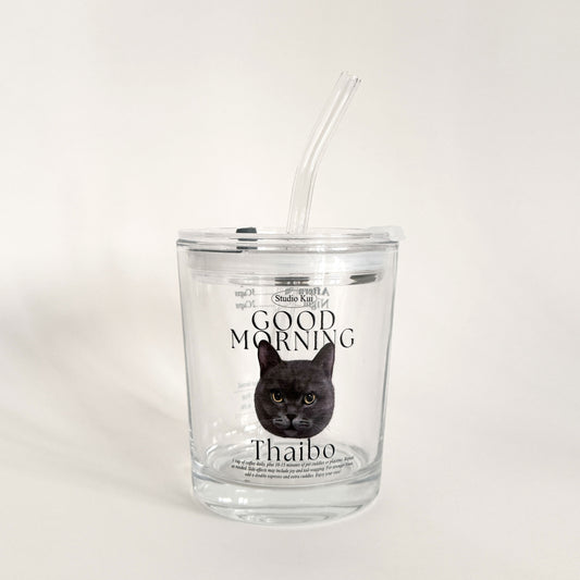 【客製化產品】玻璃咖啡杯